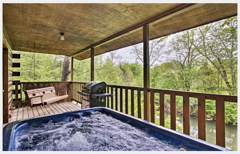 Amazing River View! River Rush- Cozy Riverfront Cabin- 5 Mi to Pigeon Forge gallery