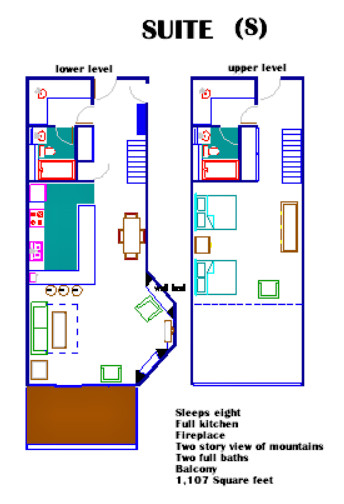 Mountain view, Snowbird 2 bed, 2 bath, full kitchen vacation week at Iron Blosam gallery