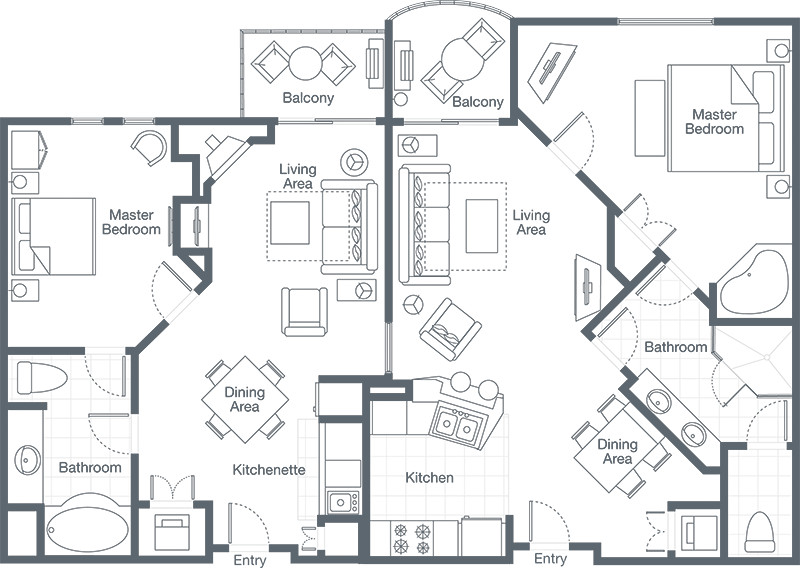 SHERATON MOUNTAIN VISTA. AVON, COLORADO. Two Bedroom Villa gallery