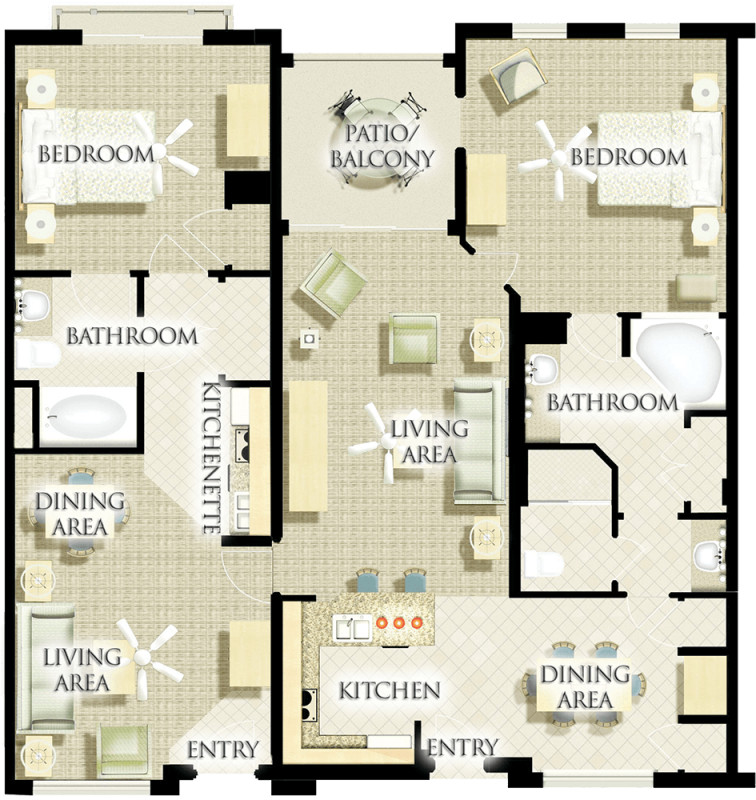Harborside at Atlantis VACATION RENTAL~2 BR LOCKOFF SLEEPS 8 - 9/5/26-9/12/26 gallery