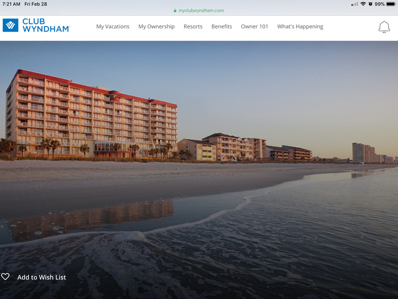 SC Wyndham Westwinds Myrtle Beach 2Br July 7/10-13 X3N End 6/25@9pm ET gallery
