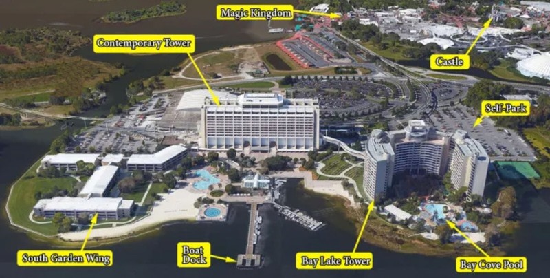 Bay Lake Tower at Disney's Contemporary Resort Disney Vacation Club Point Rental gallery