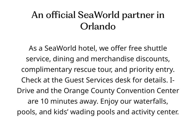 Orlando SeaWorld Hilton Grand Vacation gallery