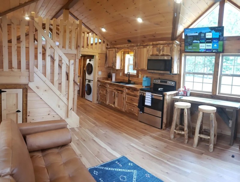 Toledo Bend Lakefront Vacation Rental Cabin - Boathouse, Sunsets, Water Sports gallery