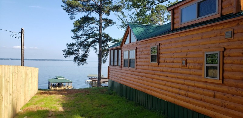 Toledo Bend Lakefront Vacation Rental Cabin - Boathouse, Sunsets, Water Sports gallery