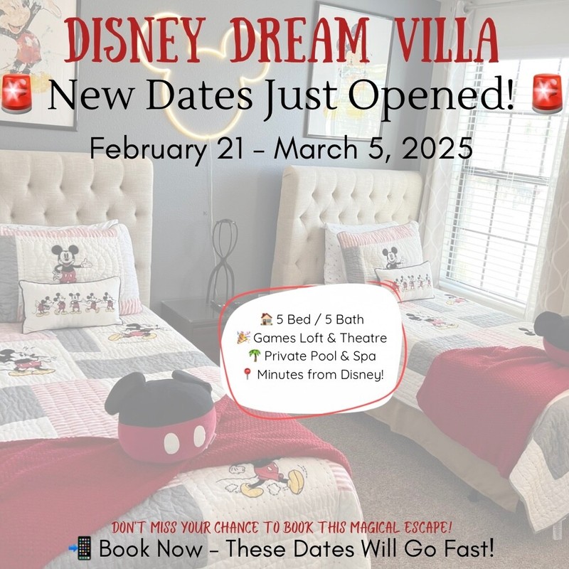 Disney Dream Villa – 5BR/5BA Luxury Vacation Home Near Disney!