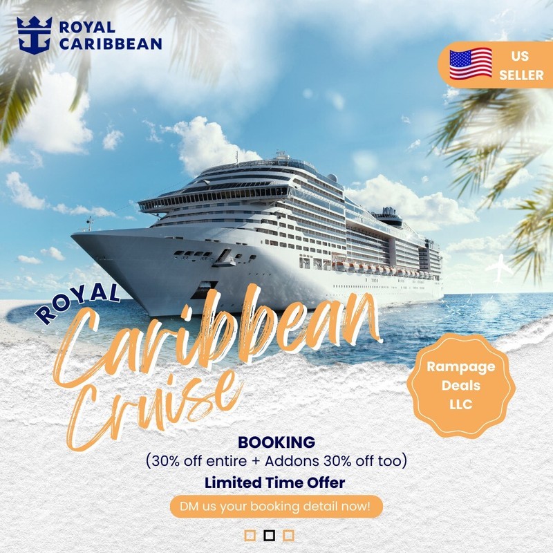 Royal Caribbean Cruise Booking/Gift Card – Save 30% Flat