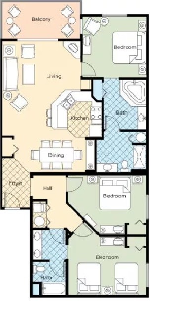 Wyndham Branson @ Mountain Vista, 3BR Deluxe, Sleeps 10, 7N, August 8-15 gallery