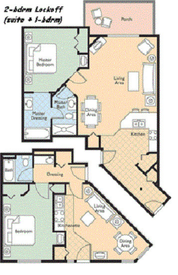 Wyndham Branson @ The Meadows, 2BR Lockoff, Sleeps 8, 5N, August 9-14 gallery